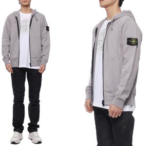 [스톤아일랜드] 24SS 남성 와펜 패치 후드집업 (801564251 V0064 24S)