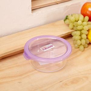 반찬통 원터치 찬기 원형2호 620ml 반찬통 보관용기