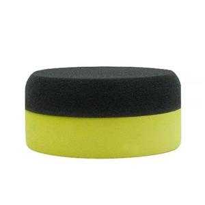 왁싱 광택 노랑검정스펀지 1P 세차용품 자동차용품 세차관리