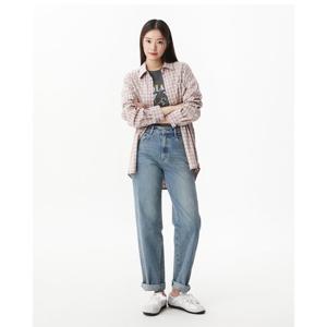 플라스틱아일랜드  오버핏 체크셔츠 (PR2WB369)