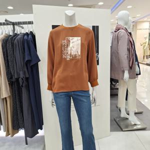 [올리비아하슬러]밑단배색라운드OHDFTS103 DO