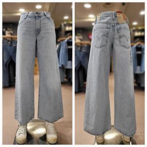 리바이스 여성 94 배기 와이드 레그진  A5929-0017