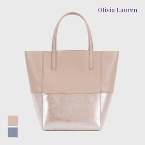 [올리비아로렌] 양면 콤비 PU 쇼퍼백_VYCUBXM3111