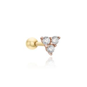 [미니골드] 트라이앵글 라운드피어싱 ENOM4201