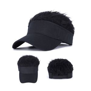 개성만점 인모 가발모자 골프모자 썬캡 가발 일체형