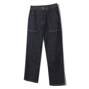 [노티그] 원턱 루즈핏 퍼티그 데님팬츠 블루