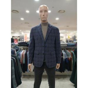 크로커다일 세이브존05 울 혼방 네이비 글렌 체크 자켓38 A9JK4102/38