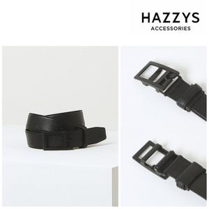 [선물포장][남성벨트] 블랙 버클 블랙 H장식 소가죽 자동벨트 HJBE4E855BK
