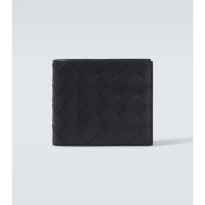보테가베네타 인트레치아토 레더 바이폴드 지갑 P01061244