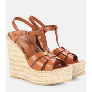 생로랑 Tribute 130 레더 에스파드리유 P00275264