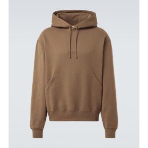 생로랑 로고 엠브로이더리 코튼 플리스 후디 P01011696