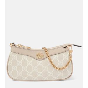 구찌 Ophidia 미니 레더 트리밍 숄더 백 P00968091