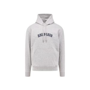 아미 로고 패치 후드 헤더 애쉬 그레이 USW247-730-0951