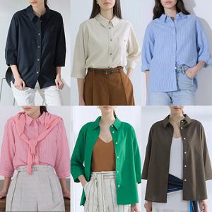 25SS 최신상 프렌치 린넨 블렌디드 리얼 썸머 셔츠 3종 FM251F0301SH