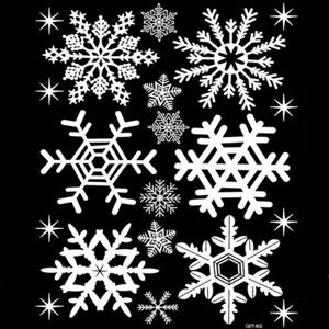 조인컴퍼니 크리스마스 스티커 겨울눈꽃_4종택1