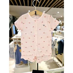 [블루독베이비] 25 SS(핑크)상큼톡톡체리반팔내의(4537005420)출산 백일 돌 조카 선물 임신 간절기 여름 (4