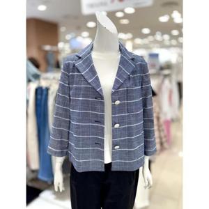 소고 세이브존01 체크 마 혼방 재킷 TJ2GA12