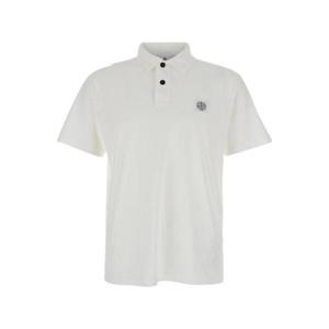 Stone Island 로고 패치 반팔 폴로셔츠 K1S152200205S0057 V0001 TP934620000