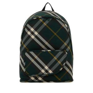 Burberry Shield 체크무늬 우븐 지퍼 백팩 8080679 IVY TP934713640