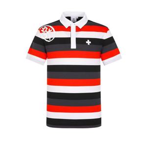 [까스텔바작]남성 뎅깡 스트라이프 카라 티셔츠 BGEMTS223OR_CC