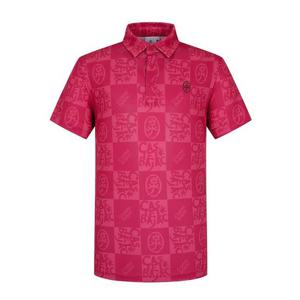 [까스텔바작]남성 로고 패턴 폴로 티셔츠 BGEMTS215PI_CC