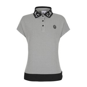 [까스텔바작]여성 로고 요꼬 카라 티셔츠 BGEMTS719BK_CC