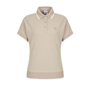 [까스텔바작]여성 로고 포인트 카라 반팔 티셔츠 BGEMTS712BE_CC