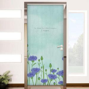 아트박스/꾸밈 ch759-감성컬러플라워패널_현관문시트지