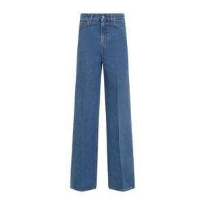 토템 하이웨이스트 와이드 레그 진 242WRB2426FB0045 167VIBRANTBLUE TP935902503