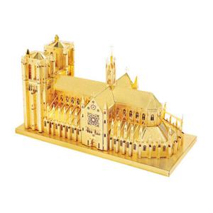 아트박스/퍼즐사랑 미니 메탈퍼즐 - 노틀담 대성당 (골드)