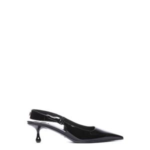 Jimmy Choo Amel 50 슬링백 펌프스 AMEL50PAT BLACK TP942405173