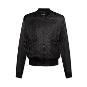 돌체앤가바나 로고 자카드 지퍼 봄버 재킷 G9PD5TFJ1JY N0000 TP934846616