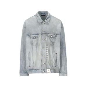 발렌시아가 사이즈 스티커 데님 재킷 767947TDW14 4016 TP936558913