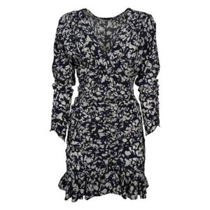 Isabel Marant 라라 브이넥 롱 슬리브 드레스 RO0058FAA1J02I 01BKBLACK TP934471720