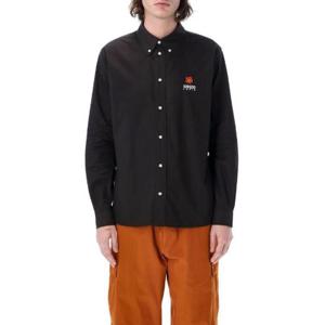 Kenzo Boke 꽃 자수 긴팔 셔츠 FD55CH4109LH 99 TP944023543