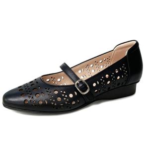 [영에이지(잡화구두)]포트폴리오 여성 펀치 펌프스 PFEMST573BK