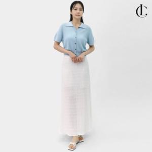 엘케이트 여자 크링클 스커트 골반 머메이드 훌 여름 롱치마 LRAP009