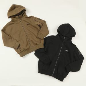 [지프키즈]레터링 포켓 기모 후드 집업  KP4TZU041