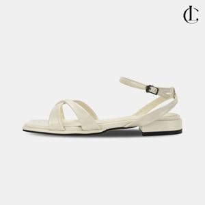 엘케이트 여성 슬라이드 샌들 바캉스 낮은굽 여름 스트랩 슈즈 LMLA006