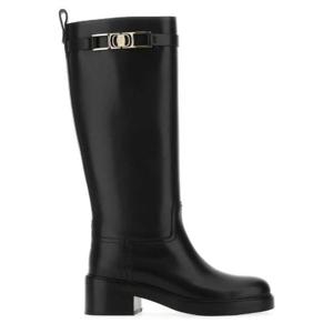 페라가모 간치니 라운드 토 무릎 부츠 01C9047506811C NERNERNER TP946578639