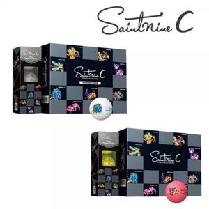 [세인트나인]세인트나인 C 3피스 화이트 컬러 골프공 12구 1더즌