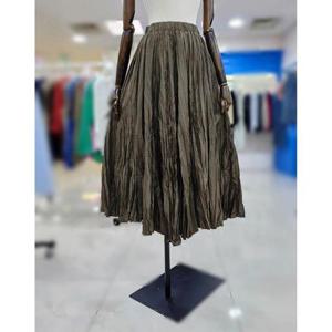 스테파니 세이브존08 믹스 주름 밴딩 스커트 A25SK5301