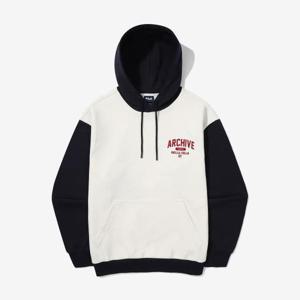 [휠라]면혼방 컬러블럭 후드티  FS2POG1109X_IVY