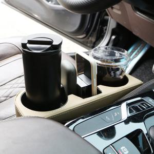 [이띠에라]벤오토 차량용 틈새 가죽 컵홀더 사이드포켓 자동차