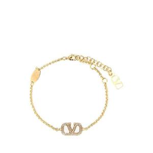 Valentino VLogo Signature Embellished 브레이슬릿 7W2J0F84YCWMH5 MH5 TP947868131