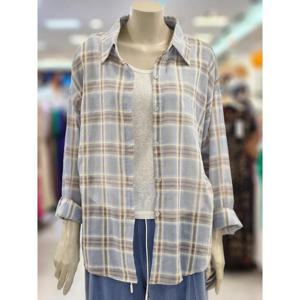 SOUP 세이브존07 나시 셋업 체크 셔츠 OB7TXT11