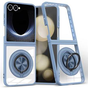 갤럭시Z플립7 제트지 맥세이프 브래킷 투명 링 슬림 하드 케이스