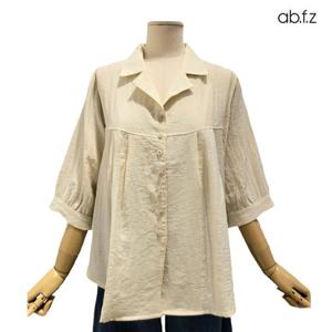 [에이비에프지]카라넥 7부 마  블라우스 APZ3NB32H