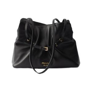 프라다 스몰 프라다 다다 나파 레더 백 블랙 1BG586-2DX8-F0002