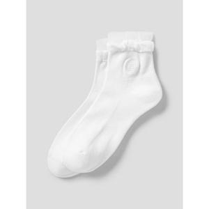 [빈폴ACC(골프)] (BE58KTA111) 여성 셔링 미들삭스 - 화이트